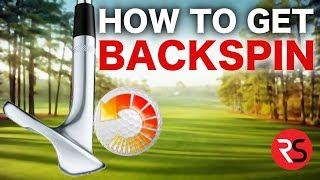 How to hit golf shots with backspin!