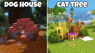 3+ EASY Pet Houses in Minecraft