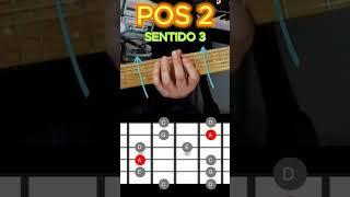 TRUCO pentatónico posición 3. combina las tres escalas y haz demoledores solos de guitarra