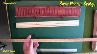 Basic Wooden Bridge Pt 1 - Wargaming Terrain - MAKE IT Happen 1