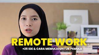 +25 IDE KERJA REMOTE BUAT MAHASISWA & PEKERJA