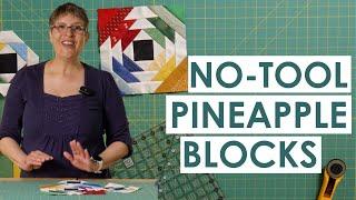 How to make a Pineapple Block without a trim tool!
