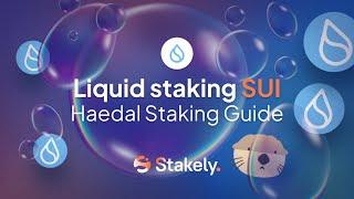 How to liquid stake $SUI on Haedal | Sui Staking Tutorial