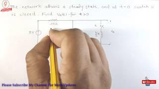 15.Transient Analysis :  Example R-L Network Using Initial Condition and Final Condition