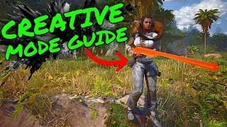 How To Get CREATIVE MODE in Ark Survival Ascended!!! GCM Guide for ASA