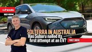 IT'S HERE! 2024 Subaru Solterra  EV review | Wheels Australia