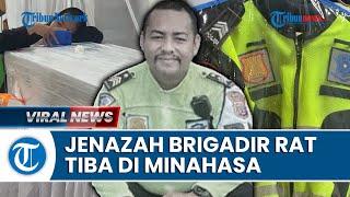 Tangis Keluarga saat Jenazah Polisi Manado Brigadir Ridhal Tiba di Minahasa, Peti Tersegel Rapat