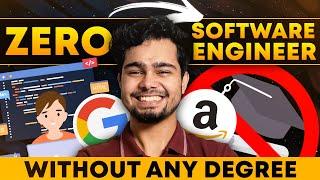 How to become a Software Engineer without Degree? | Roadmap to High Paying Job