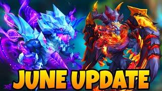 Castle Clash - New Dragon Cyclonica &  New Malfica Skin | June Update Castle Clash