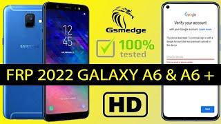 Samsung Galaxy A6 & A6 Plus Frp Bypass 2022 Remove Google Account Last Security