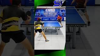 Topspin vs nice block Table tennis #pingpong #tabletennis #shorts