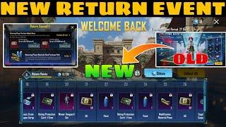 New Return Event  Free Mini Materials | How To Get Return Event In Bgmi/Pubg | WELCOME BACK 3.1