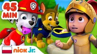 Psi Patrol | 45 minut ekscytujących superbohaterskich akcji ratunkowych Psiego Patrolu! | Nick Jr.