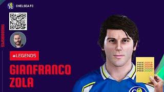 Gianfranco Zola @TiagoDiasPES (Chelsea, Napoli, Parma, Cagliari) Face + Stats | PES 2021