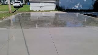 How to take care of new fresh concrete! how often to water