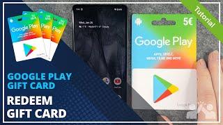 Google Play Gift Card 2023 - Redeem in Play Store -  -  -  - Instruction |Tutorial