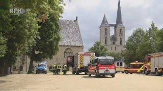 Großbrand im Dom? - Ein großes Aufgebot an Kameraden auf dem Domplatz - RFH aktuell