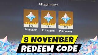 8 November New Redeem Code Genshin Impact | How to Redeem Code Genshin Impact 5.1