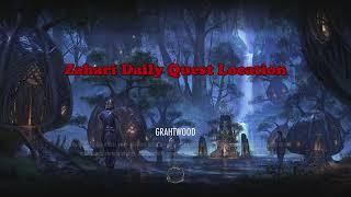 Eso Zahari Daily Quest Location, Grahtwood, The Elder Scrolls Online