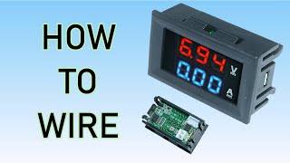 How to setup a Digital Volt Amp Meter