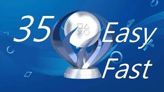 35 of the Best Easiest Quickest Platinum Trophies for PS5 and PS4 2024