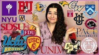 I APPLIED TO 19 COLLEGES!! (And was Accepted To...)