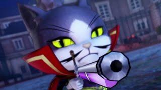 Cat Dressed as a Japanese Warlord Fights in New Warriors All-Stars Gameplay