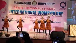 Mangalore University , international women's day dance #mangaloreuniversity #mangalorevloggers