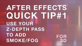 Z Depth fog/smoke tutorial (after effects)
