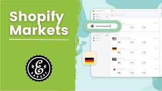 Shopify Markets - Als deutscher Händler international verkaufen | Shopify Tutorial