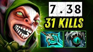 Real Micro God Meepo 31Kills Disperser + Skadi Builds 100% Impossible to Tame Them 7 38 Dota 2