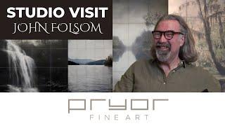 IN THE STUDIO with John Folsom | Landscape Photographer and Mixed Media Artist
