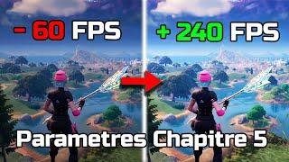 Les MEILLEURS PARAMÈTRES sur FORTNITE CHAPITRE 5 (Fps, mouvements, couleurs...)