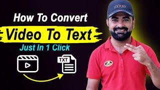 Convert Video To Text | How To Transcribe Video