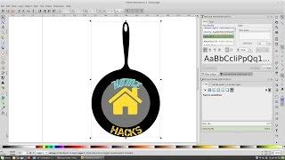 Logo Design on Linux using Inkscape