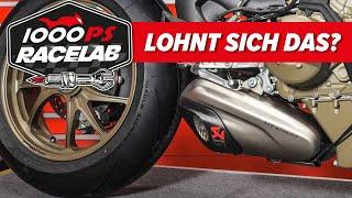 5.000 Euro Akrapovic Auspuff für Ducati Streetfighter V4 | TuneUp Teil 2 | Prüfstand, Montage, Sound