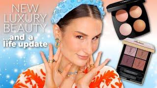 TRYING NEW LUXURY MAKEUP + A Life Update | Chanel, YSL, Ami Cole & MORE!