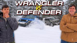 Blizzard Tested! Is a Cheap Jeep Wrangler a Better Snow Wheeler Than a Land Rover Defender?