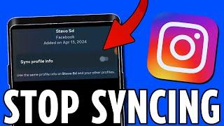 How o Stop Syncing Profile Picture From Instagram to Facebook (2024)