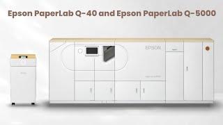 Epson PaperLab Q-40 and Epson PaperLab Q-5000 - Review Full Specifications