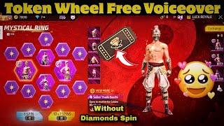 WITHOUT DIAMOND BLACK BUNNY BUNDLE SPIN | FREE FIRE TOKEN WHEEL VOUCHER KAISE MILENGE | #freefire