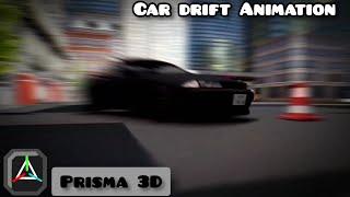 Car Drift Animation - Made on a Mobile Phone [Prisma 3D]