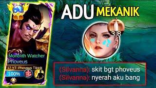 PHOVEUS BANTAI SILVANNA SAMPAI NANGIS DAMAGE HARAM KEBAL MAGIC‼️TOP GLOBAL PHOVEUS REVAMP GAMEPLAY