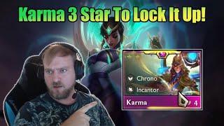 I Finally Got To Play Karma & I 3 Starred Her!! | TFT Set 12 PBE