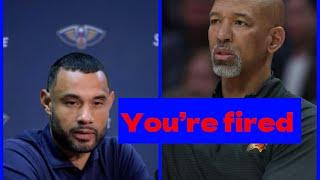 The Detroit Pistons have fired  coach Monty Williams after one season with the team