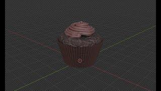 Cupcake (Blender Tutorial)