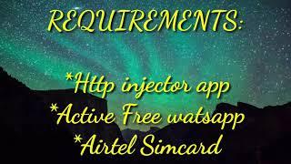 Free internet tricks with http injector using any Airtel sim card worldwide.