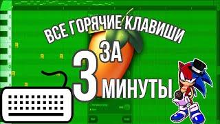 ВСЕ САМЫЕ НУЖНЫЕ ГОРЯЧИЕ КЛАВИШИ В FL STUDIO ЗА 3 МИНУТЫ