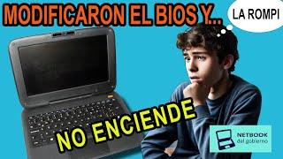 Netbook G5 pantalla negra no enciende después de modificar BIOS