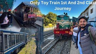 Ooty Toy Train 1st And 2nd Class Fair And Journey |Udhagamandlam Ooty To Coonoor Train Journey